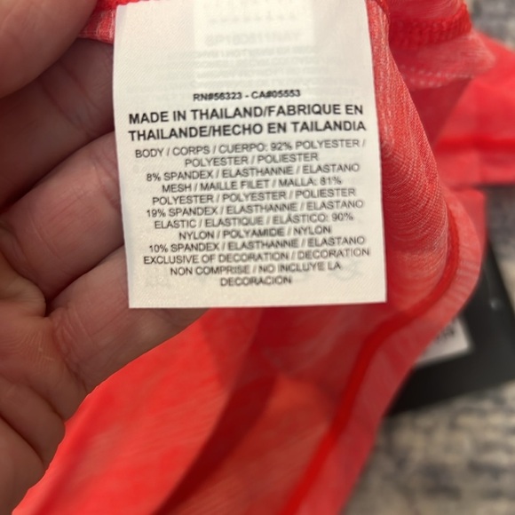 Nike DRI-FIT Pink Asymmetrical Backless Tank Top size medium. NWT! - Picture 10 of 11